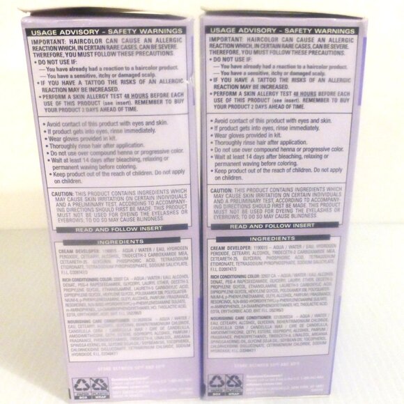 2x Dark & Lovely FADE RESIST Hair Color Black Hair Color Woman's Hair Dye - Picture 5 of 5